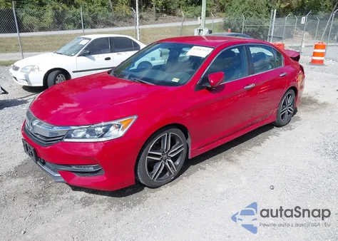 2016 Honda Accord Sport from USA, damaged, VIN 1HGCR2F51GA096857